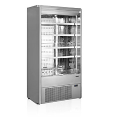 Vitrine Réfrigérée MD1002X - Couleur Gris Acier Inoxydable - Tefcold