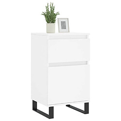 Avis Maison Chic Ensemble de 2 Buffets,commode,console pour rangement blanc 40x35x70 cm bois d’ingénierie -MN66957