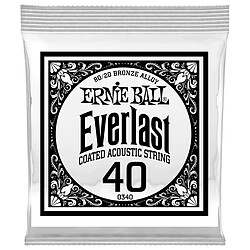 10340 Everlast Coated 80/20 Bronze 40 Ernie Ball 