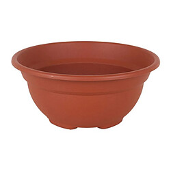 Totalcadeau Pot de fleur en plastique marron Mesure - ø 50 x 6 pas cher