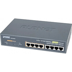 Planet Technology Corp Planet GSD-804P switch 10"" métal 8P Gigabit dont 4 PoE 55W