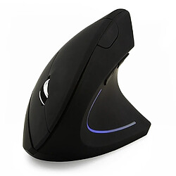 Wewoo Souris sans fil Version de batterie optique verticale 2,4 GHz (noire) 