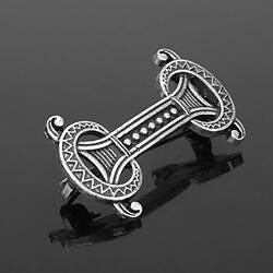 Symbole Norvégien Du Bouclier Viking Médiéval Broche Ovale Châle Châle Chandail Broche 5