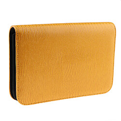 Ciseaux Ciseaux En Cuir Doux Etui De Coiffure Peigne Pochette Holster Jaune étui de ciseaux