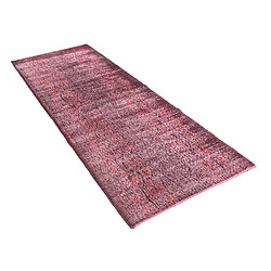 Avis Vidal Tapis de laine 224x79 rouge Ultra Vintage