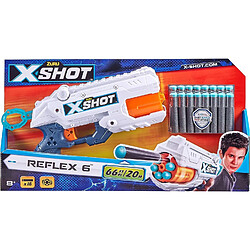 Zuru XSHOT Reflex 6 Pistolet à fleches en mousses 