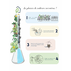 Avis Home Potager Petit jardin d'intérieur, arrosage automatique aromates et plantes sans terre 6 cultures