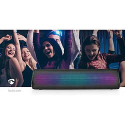 NEDIS Enceinte Bluetooth Haut -parleur Bluetooth 18W mobile MEGA BASS TWS USB KARAOKE