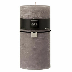 Paris Prix Bougie Cylindrique Déco Junina 20cm Gris Foncé