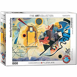 Eurographics gelb Rot Blau par Kandinsky Puzzle 1000 piAces