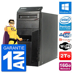 PC Tour Lenovo ThinkCentre M83 Intel G3220 RAM 16Go Disque 2To Windows 10 Wifi · Occasion 