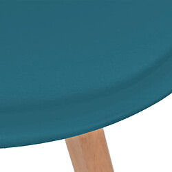 Acheter vidaXL Chaises à manger lot de 6 Turquoise Plastique