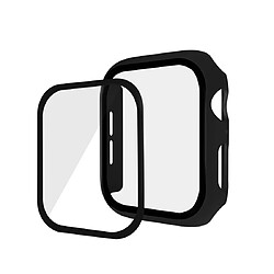 Avis Wewoo Boîtier pour PC à couverture totale + protecteur en verre trempé Apple Watch série 5/4 44 mm noir