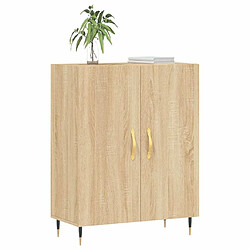 Avis Maison Chic Buffet,Meuble de Rangement,commode pour salon,Cuisine chêne sonoma 69,5x34x90 cm bois d'ingénierie -MN21247