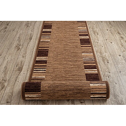 RUGSX TAPIS DE COULOIR antidérapant ADAGIO beige 120x240 cm pas cher