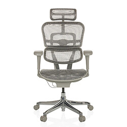 Chaise de bureau / Fauteuil de direction ERGOHUMAN EDITION I G Tissu maille gris clair hjh OFFICE 