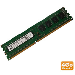 Micron Tech 4Go RAM PC Bureau MICRON MT8KTF51264AZ-1G6E1 DDR3 PC3-12800U 1Rx8 1600Mhz CL11 - Occasion