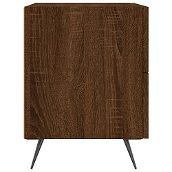 Acheter vidaXL Table de chevet chêne marron 40x35x47,5 cm bois d’ingénierie