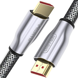 Unitek HDMI - HDMI 2m argent (Y-C138RGY) Unitek HDMI - Câble HDMI 2m argenté (Y-C138RGY)