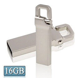 Wewoo Clé USB Disque flash USB de 16 Go de style porte-clés métallique 