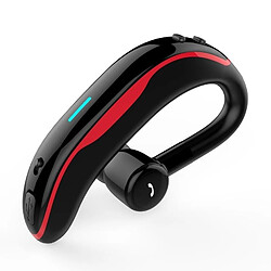 Wewoo Écouteur Bluetooth mains libres sans fil avec pour voiture noir rouge 