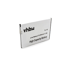 vhbw Li-Ion batterie 3000mAh (3.7V) pour téléphone portable mobil smartphone comme Doogee HT1112X6000650 