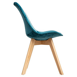 Acheter Atmosphera, Createur D'Interieur Chaise Patch Baya Bleu canard - Atmosphera