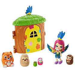 Enchantimals Poupée Maison Perroquet et Animal Surprise 