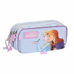 Trousse Fourre-Tout Triple Frozen Believe 21,5 x 10 x 8 cm Lila 