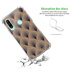 Avis Coque Huawei P30 Lite anti-choc souple avec angles renforcés transparente Art déco motifs Evetane