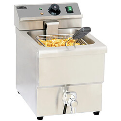 Friteuse électrique 8l 3250w avec vanne de vidange - cfev8 - CASSELIN