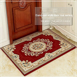 LUUCOZK Tapis de porte avant antidérapant pour entrée intérieure -17-bleu-100x100cm