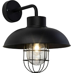 Brilliant (Lighting) PORTLAND-Applique d'extérieur descendante Métal H29cm Noir Brilliant