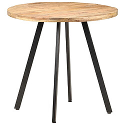 Acheter vidaXL Table de salle à manger 80 cm Bois de manguier brut