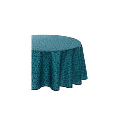 Ac-Deco Nappe antitache imprimé feuille - D 180 cm