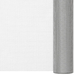 vidaXL Écran en treillis Acier inoxydable 80x1000 cm Argenté