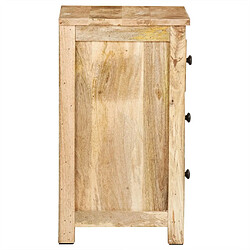 Avis Maison Chic Table de chevet, Table de Nuit, Meuble de Rangement 45x35x60 cm Bois de manguier massif