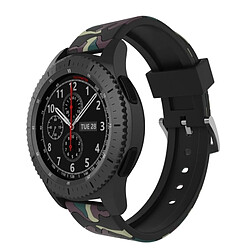 Avis Wewoo Bracelet pour montre connectée Bande de montres à motif camouflage tendance Samsung S3