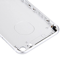 Wewoo Pour iPhone 7 couverture arrière argent + porte-cartes + touche de contrôle du volume + bouton d'alimentation + de vibreur interrupteur muet couvercle du boîtier Assemblée complète pièce détachée 5 en 1 pas cher