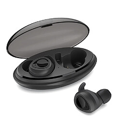 Bluetooth 5.0 casque sans fil TWS jumeaux écouteurs stéréo Casque Ecouteurs Noir 