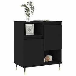 Avis Maison Chic Buffet,Meuble de Rangement,commode pour salon,Cuisine Noir 60x35x70 cm Bois d'ingénierie -MN23105