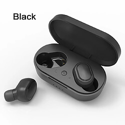 Universal Écouteurs Bluetooth pour Redmi Air Point Wireless Ear Plug 5.0 TWS Écouteurs Annuler le bruit Microphone pour Xiaomi Huawei Samsung |(Le noir)