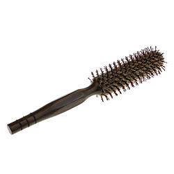 poils en bois rond style brosse à cheveux rouleau peigne pour curling séchant les cheveux 20mm brosse ronde de cheveux