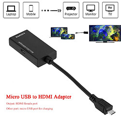 Universal Câble compatible USB à HDMI Adaptateur USB 2.0 Homme à HDMI Adaptateur pour Femme HTC LG |