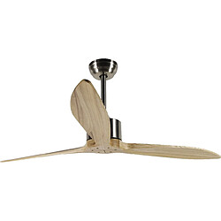 Avis Bimar Ventilateur de plafond Bora - Réglable, fiable - Argent, Marron en Métal, plastique, 152x42x152 cm