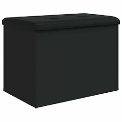 Maison Chic Banc de rangement | Meuble de rangement d'Entrée | Coffres d'Intérieur noir 62x42x45 cm bois d'ingénierie -MN76883