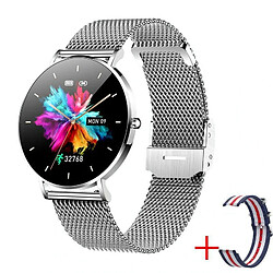 Yonis Montre Connectée Argent Suivi Santé Bluetooth