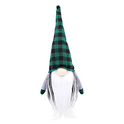 Acheter Noël Peluche Gnome Poupée Santa Ornements Fête De Noël Festival Décor Vert