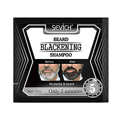 Coloration Pour Barbe Shampooing Colorant Assombrissant Colore Progressivement La Moustache (15 Ml) 1 Pc toucher la barbe grise et la couleur de la cire de cheveux moustache