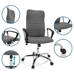 Avis Siège de bureau / Fauteuil de direction ARTON 40 Tissu gris hjh OFFICE